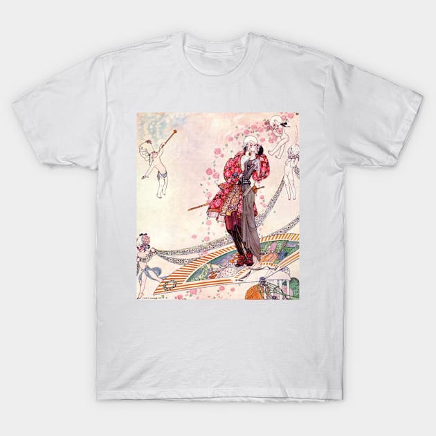 Prince Souci on the Fan by Kay Nielsen T-Shirt by vintage-art